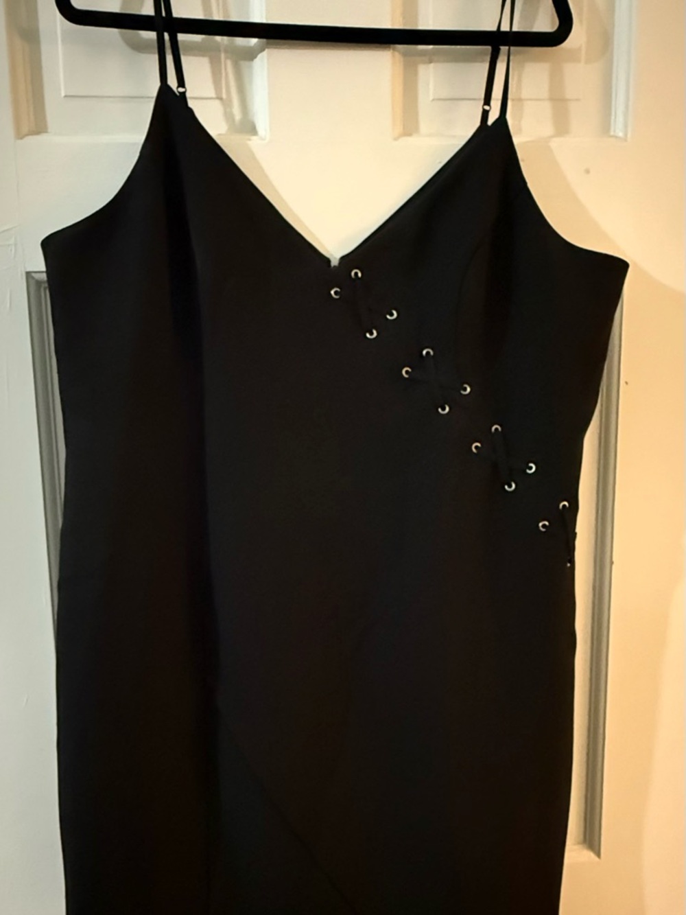 Express Black Slip Dress